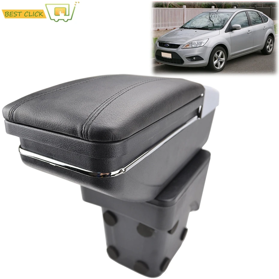 

Armrest Arm Rest Rotatable For Ford Focus Mk2 2 2005-2011 Storage Box Center Centre Console