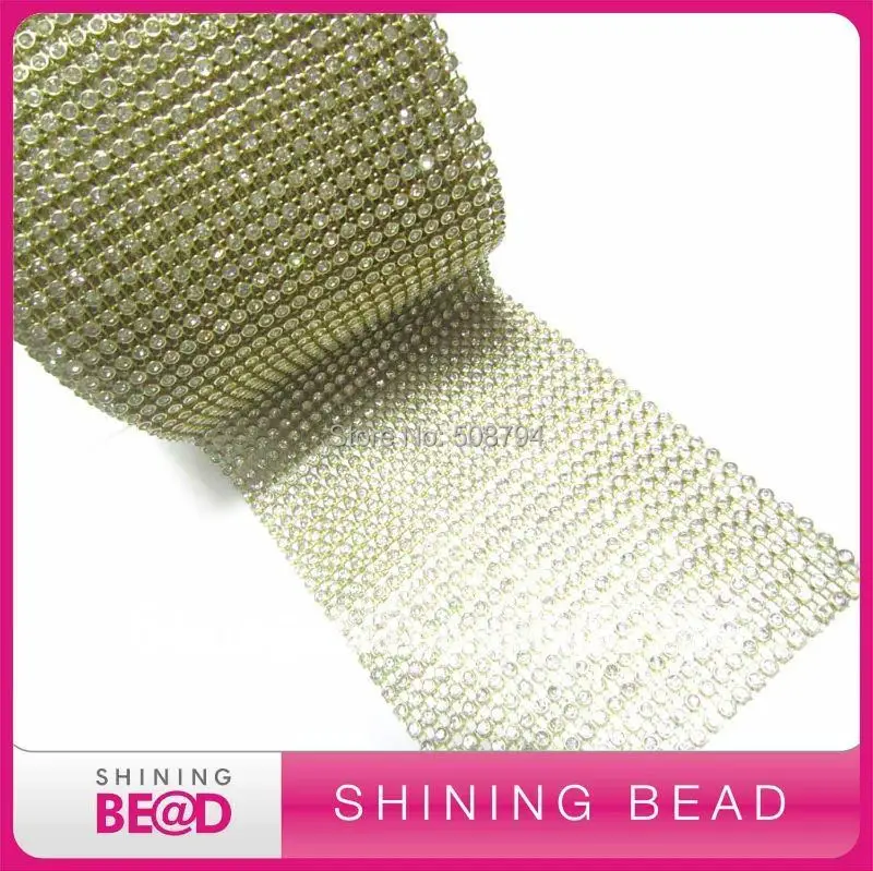 

24 rows gold plastic trimming without rhinestone+free shipping+fast delivery
