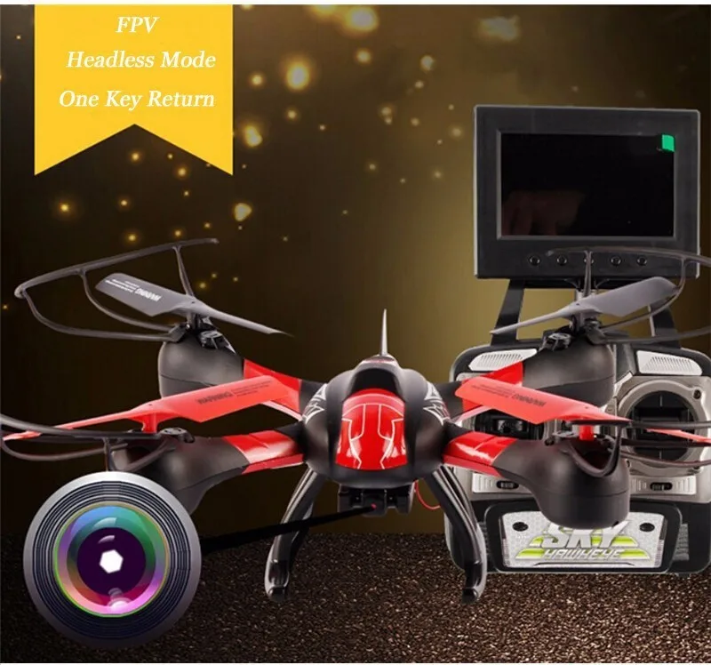 

The newest 5.8G FPV Quadcopter SKY Hawkeye FPV RC Quadcopter With Real-time Transmission FPV Drone with Monitor helicopter
