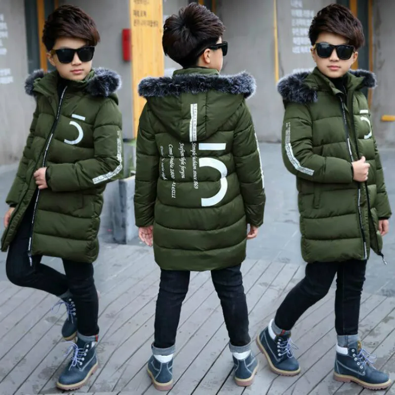 

Boys 12 Children Clothing 13 Boys 14 Kids Winter Jacket 15 Jacket Handmade Cotton Long 16 Children's 11 Cotton Coat with Hood
