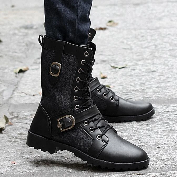 Punk combat boots Clearance