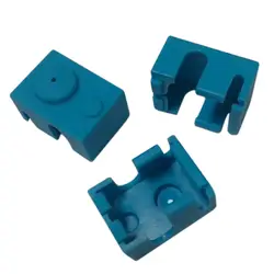 Для V6 кремнезема гелевые носки для V6 PT100 Алюминий блок 3D-принтеры части подключения печатающей головки Чехлы Reprap олова корыта
