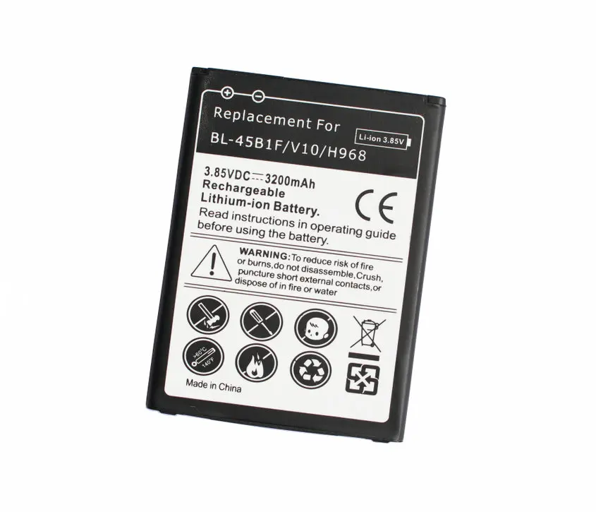 Литий-ионный аккумулятор для LG BL-45B1F / V10/H968 3200 мАч В постоянного тока 1 шт. |