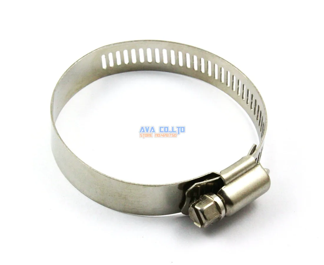 40-63mm Adjustable Stainless Steel Worm Gear Hose Clamps 