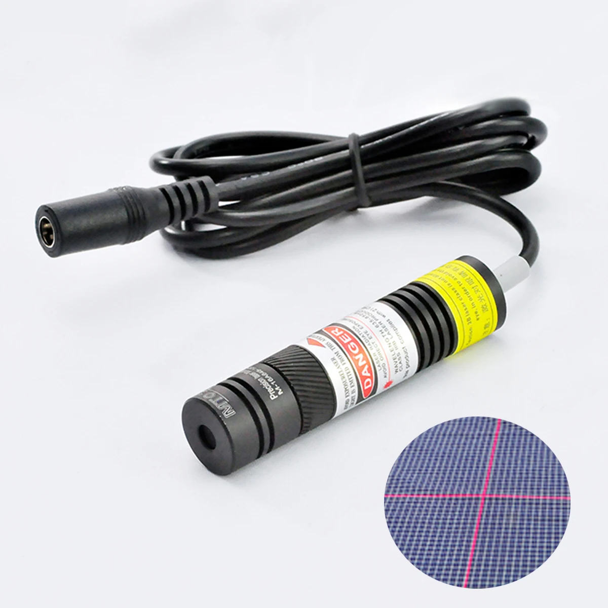 

New 100mW 648nm Focusable Red Cross Laser Module Generator Industrial Marking Position Alignmen