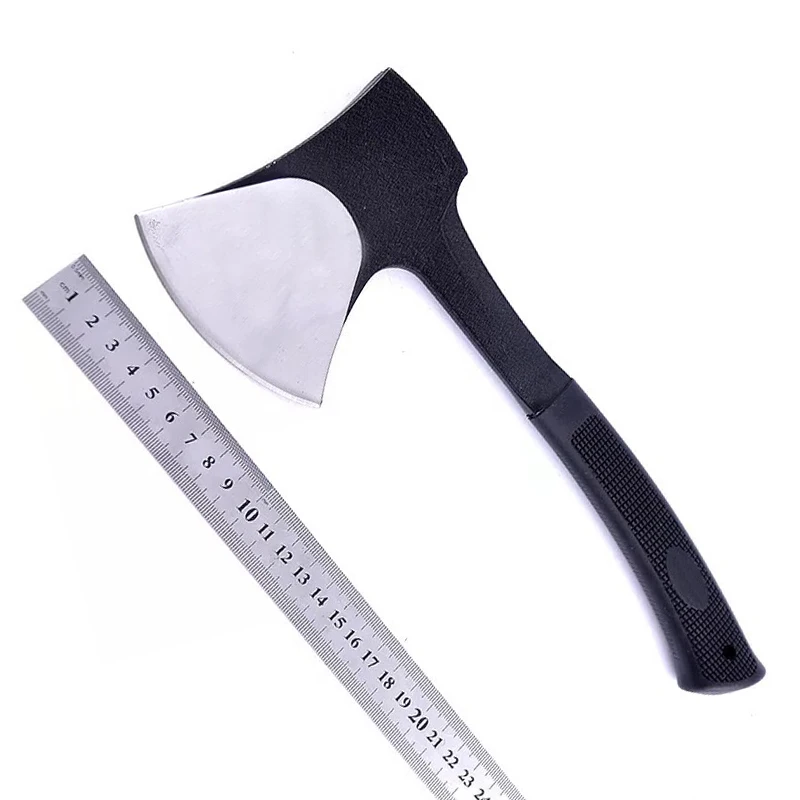 

High Carbon Steel Woodworking Axe Outdoor Survival Hatchet Camping Hand Tools Anti-slip Design Travel Tool