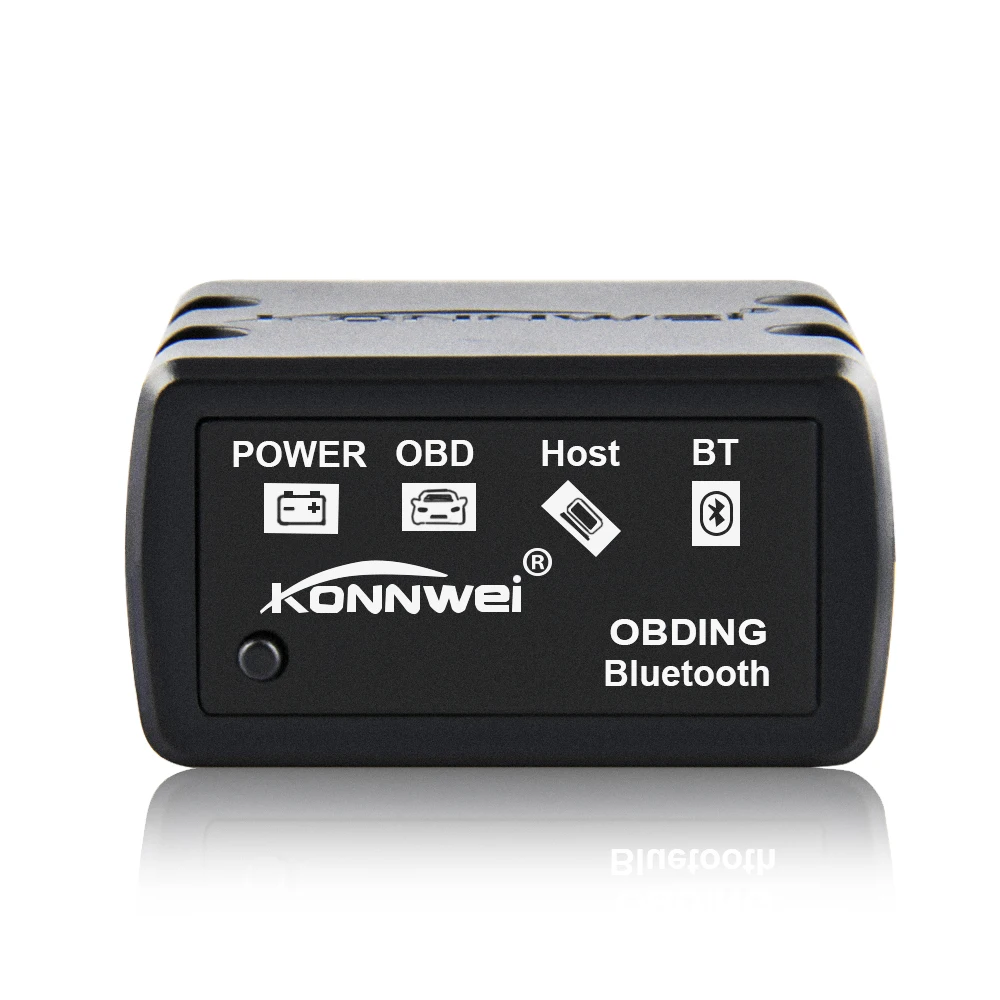 KONNWEI elm327 V1.5 Bluetooth KW902 OBD2 Elm 327 V 1,5 OBD 2 Автомобильный диагностический инструмент сканер V1.5 чип PIC18F25K80 elm327 на Android