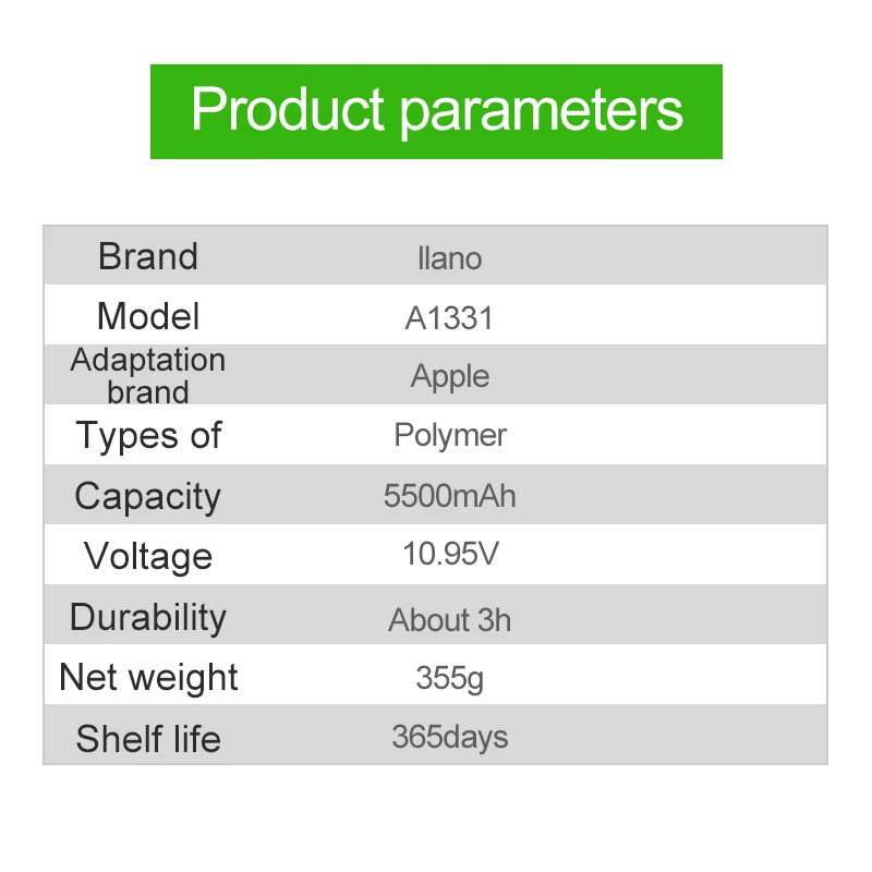 Llano A1331 ноутбук Батарея для APPLE macbook pro A1342 MC207 MC516 13 дюймов 5500 мА/ч pro|Аккумуляторы