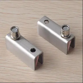 

40*20*H13mm Stainless steel plank Glass door Hinges Clamp thickness:2mm