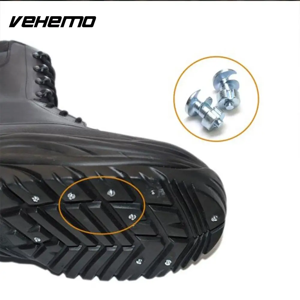 

Vehemo Silver Tire Spike Safety Tire Stud Accessories Durable Winter