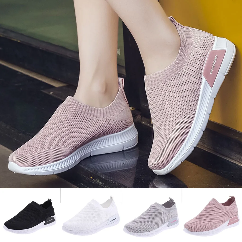

Women Tennis Casual Athletic Walking Running Sport Sneakers Walking Shoes light weight running shoes zapatos de mujer
