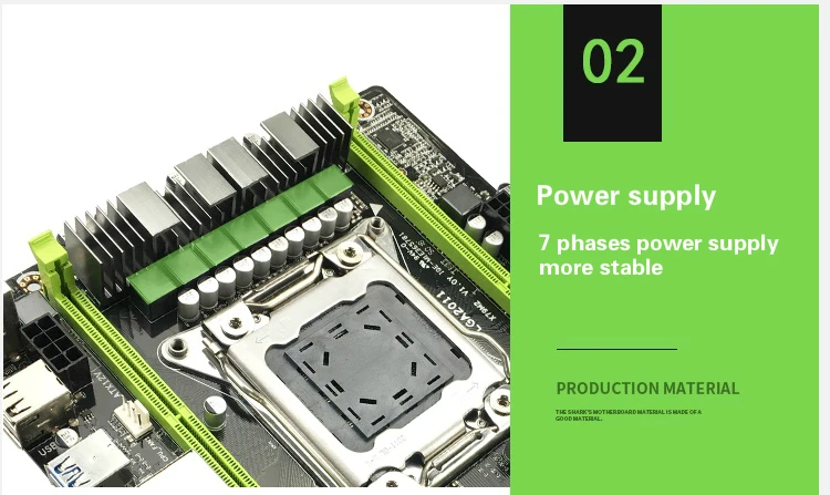 Kllisre X79 M3 материнская плата с Ксеон LGA2011 E5 2620 V2 2 × 8 ГБ = 16 Гб 1333 МГц DDR3 память ECC Reg