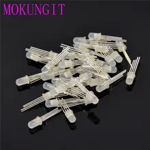 10 шт.-1000 шт. DC5V PL9823 F5 5 мм F8 8 мм круглый RGB светодиодный P9823 чипсет внутри RGB Полноцветный матовый светодиодный чипы