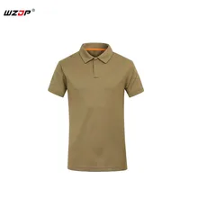 WZJP летние уличные мужские городские тактические военные коммутационные хлопковые быстросохнущие рубашки с отворотами и короткими рукавами, пуловеры, футболки поло