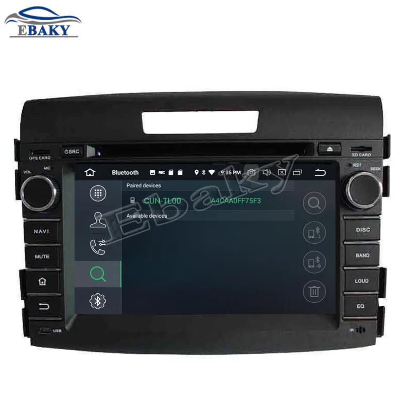 Excellent NaviTopia 7inch 4GB RAM 64GB ROM Octa Core Android 9.0 Car DVD Player For Honda CRV 2012/Bluetooth/GPS/WIFI 18