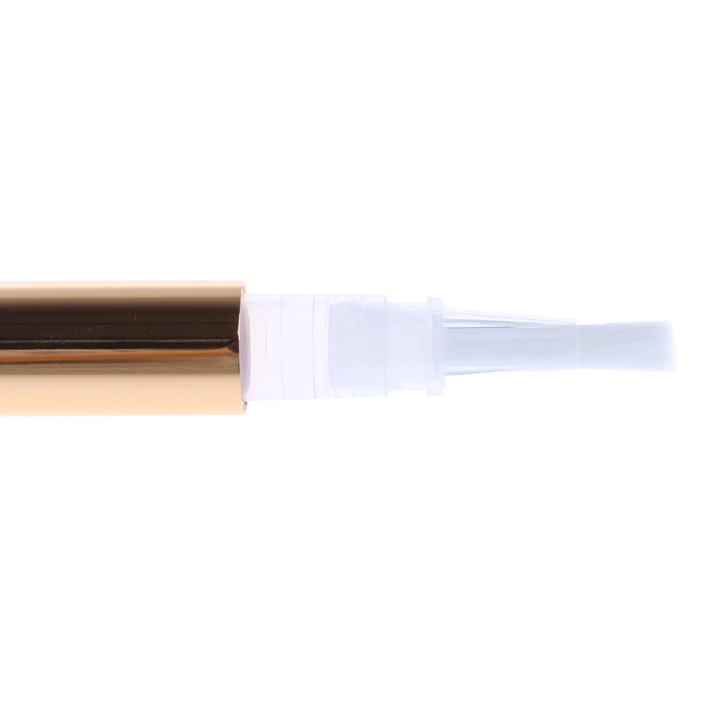10Pcs 3ml Travel Tube Cuticle Oil Container Empty Twist Pen With Brush Uses For Filling Lip Gloss Nail Nutrition Oil