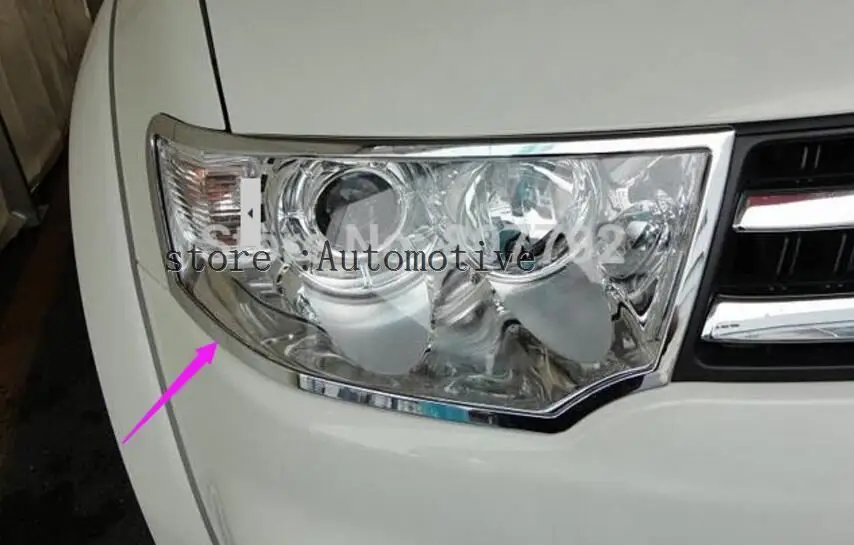 Аксессуары подходят для MITSUBISHI PAJERO MONTERO SHOGUN SPORT CHALLENGER Хромированная фара задний