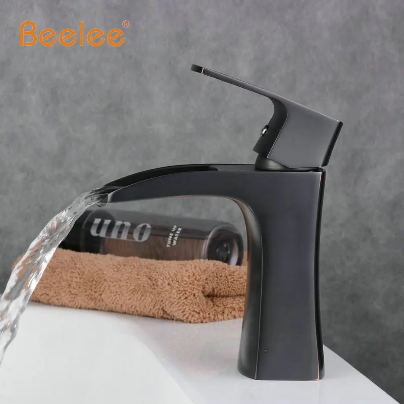 تصميم فريد الأسود حوض حمام مزخرف خلاط صنبور واحدة مقبض بالماء البارد الساخن BL0556B تصميم فريد الأسود حوض حمام مزخرف خلاط صنبور واحدة مقبض بالماء البارد الساخن BL0556B