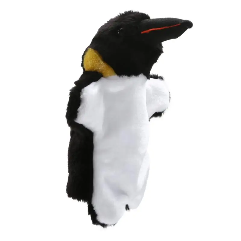 Новое поступление марионетки милые Пингвин плюшевый велюровый Животные марионетки обучения детей помощь Игрушка Дети best Рождество