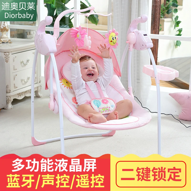 Детское кресло качалка с Bluetooth|baby bouncer|baby swing rockerbaby |