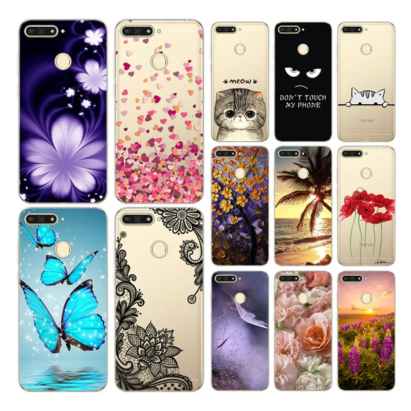 

For huawei honor 7 a 5.7 Soft Silicone TPU case For honor 7a 5.7 inch cute printing protective Back cover For honor 7a 5.7inch