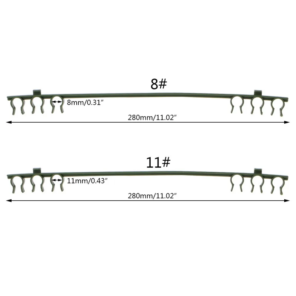 Пластиковая установка фиксирующая стойка с зажимами стволовая скалолазание лоза поддержка овощи ферма цветы фрукты привязанная пачка ветка зажимной садовый инструмент