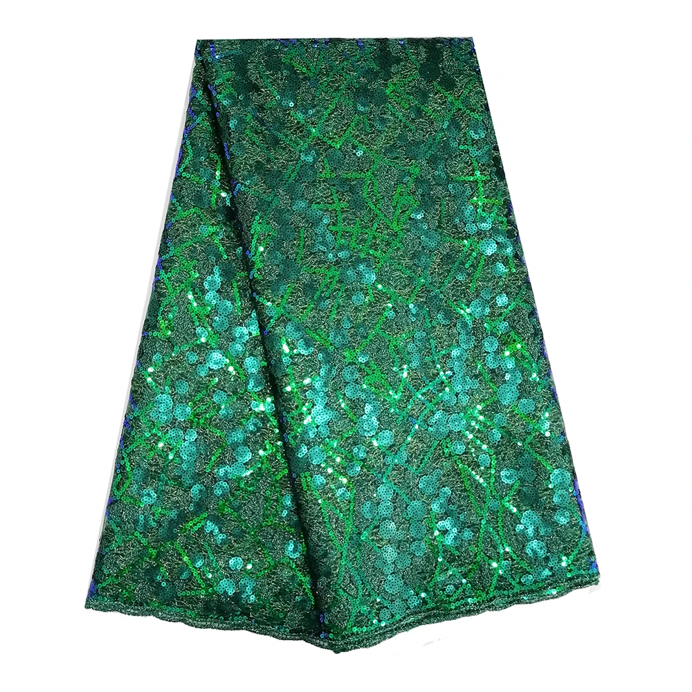 Green lace fabric (2)