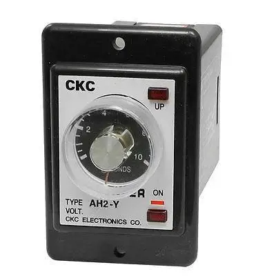 

AH2-Y AC 380V 8-Pin DPDT 0-10 Seconds 10Sec Power on Delay Timer Time Relay