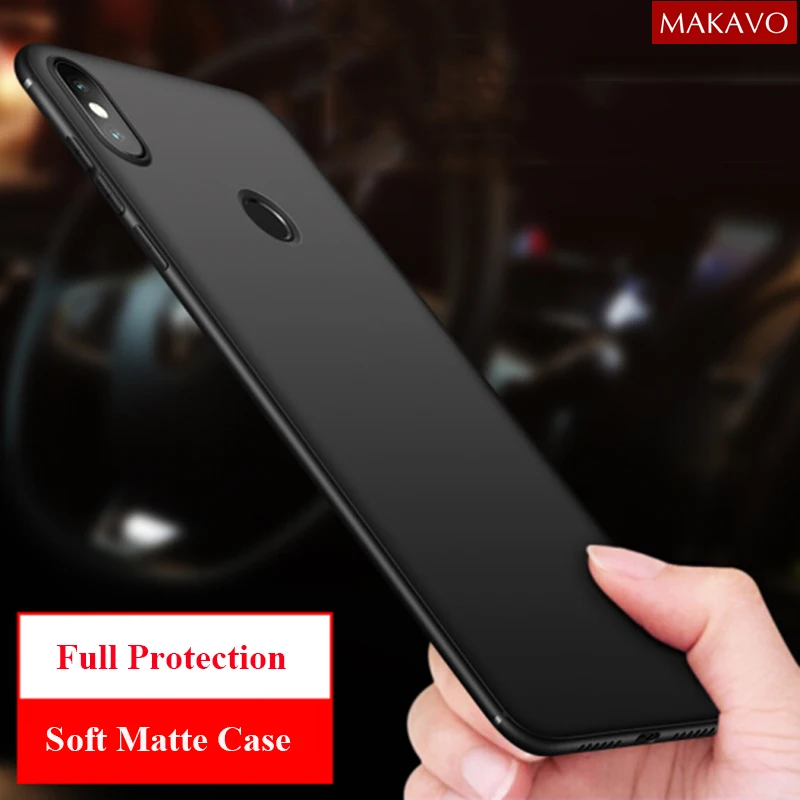 Чехол MAKAVO для Xiaomi Mi Mix 3 полностью защитный мягкий силиконовый матовый чехол