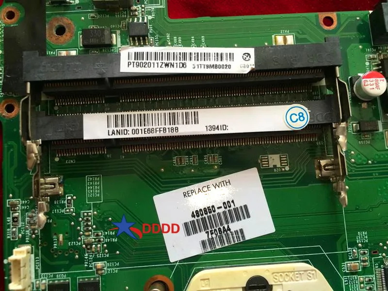 480850-001 для hp Pavilion TX2500 TX2600 серии Материнская плата ноутбука datt9mb8d0 полностью протестирована