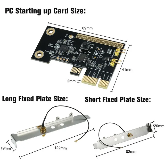 EWeLink WiFi беспроводной смарт-переключатель релейный модуль мини PCI-e Настольный переключатель карта перезапуска Переключатель включение/выключение ПК Пульт дистанционного управления