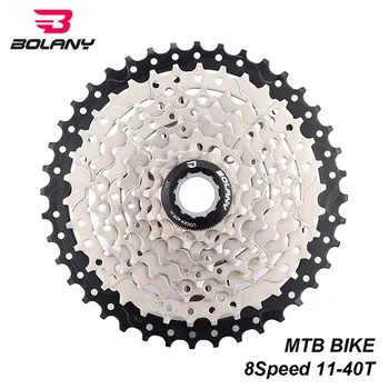 

BOLANY Bike Freewheel 8 Speed Gear Ratio 11-40T MTB Mountain Bike Cassette Sprocket Bike Parts Flywheel For Shimano Sram
