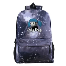 Рюкзак Sally face для мальчиков и девочек, Подростковый школьный рюкзак, повседневная сумка для мальчиков и девочек, школьный рюкзак Mochia