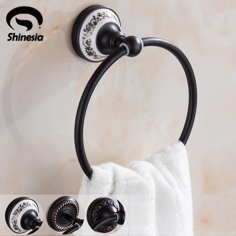 Buy Luxury Oil Rubbed Bronze Bathroom Towel Ring Solid