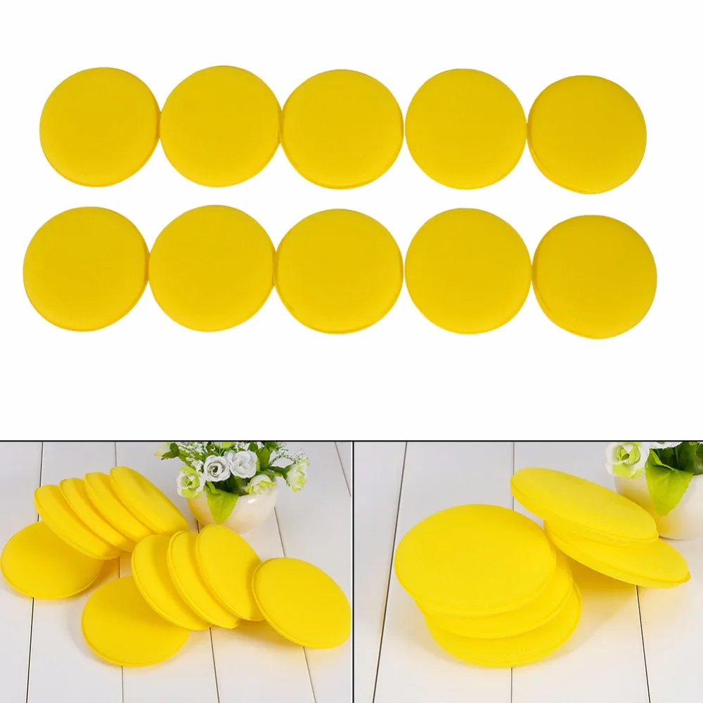 

Car-Styling 10 X Car Waxing Polish Foam Sponge Wax Applicator Cleaning Detailing Pads Wholesale