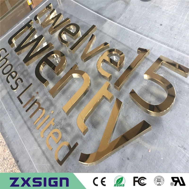 gold color letter02