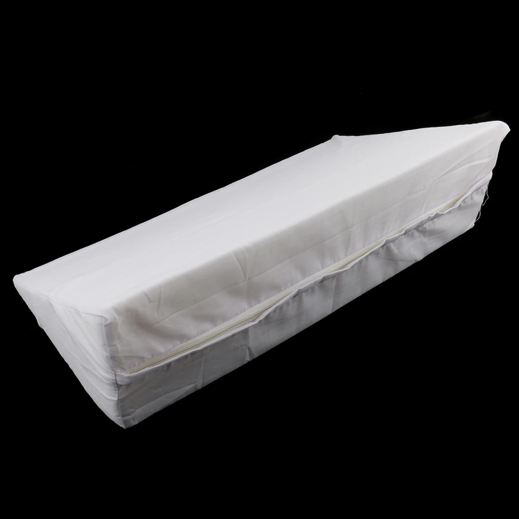 Foam Bed Wedge Acid Reflux Pillow Leg Elevation Cushion Washable Removable Cover - White 20x10x5.5 inches Foam Bed Wedge Acid Reflux Pillow Leg Elevation Cushion Washable Removable Cover - White 20x10x5.5 inches