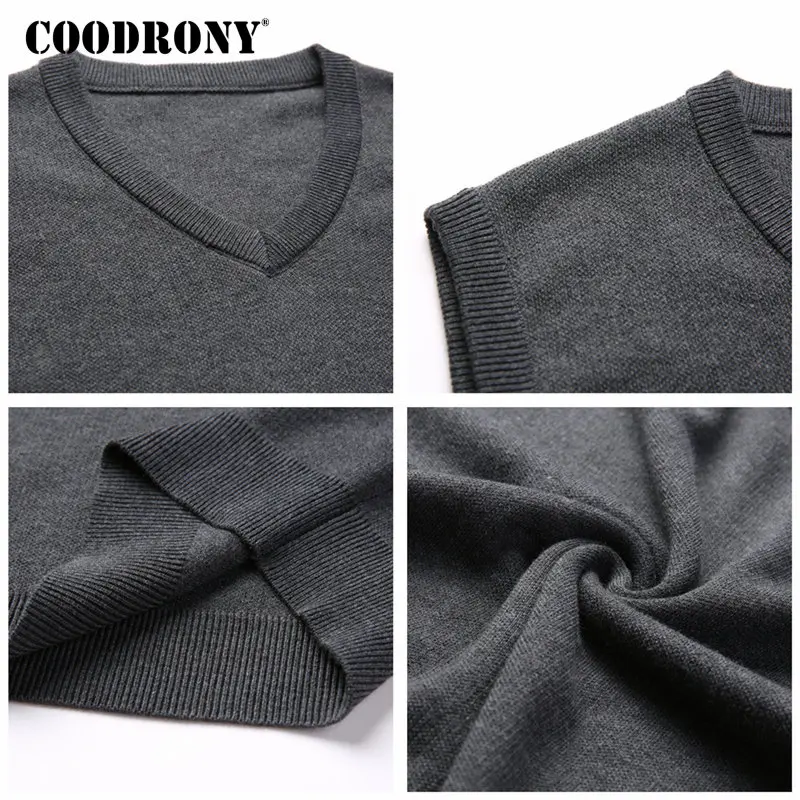 COODRONY свитер мужская одежда 2018 осень зима Новое поступление элегантный стиль