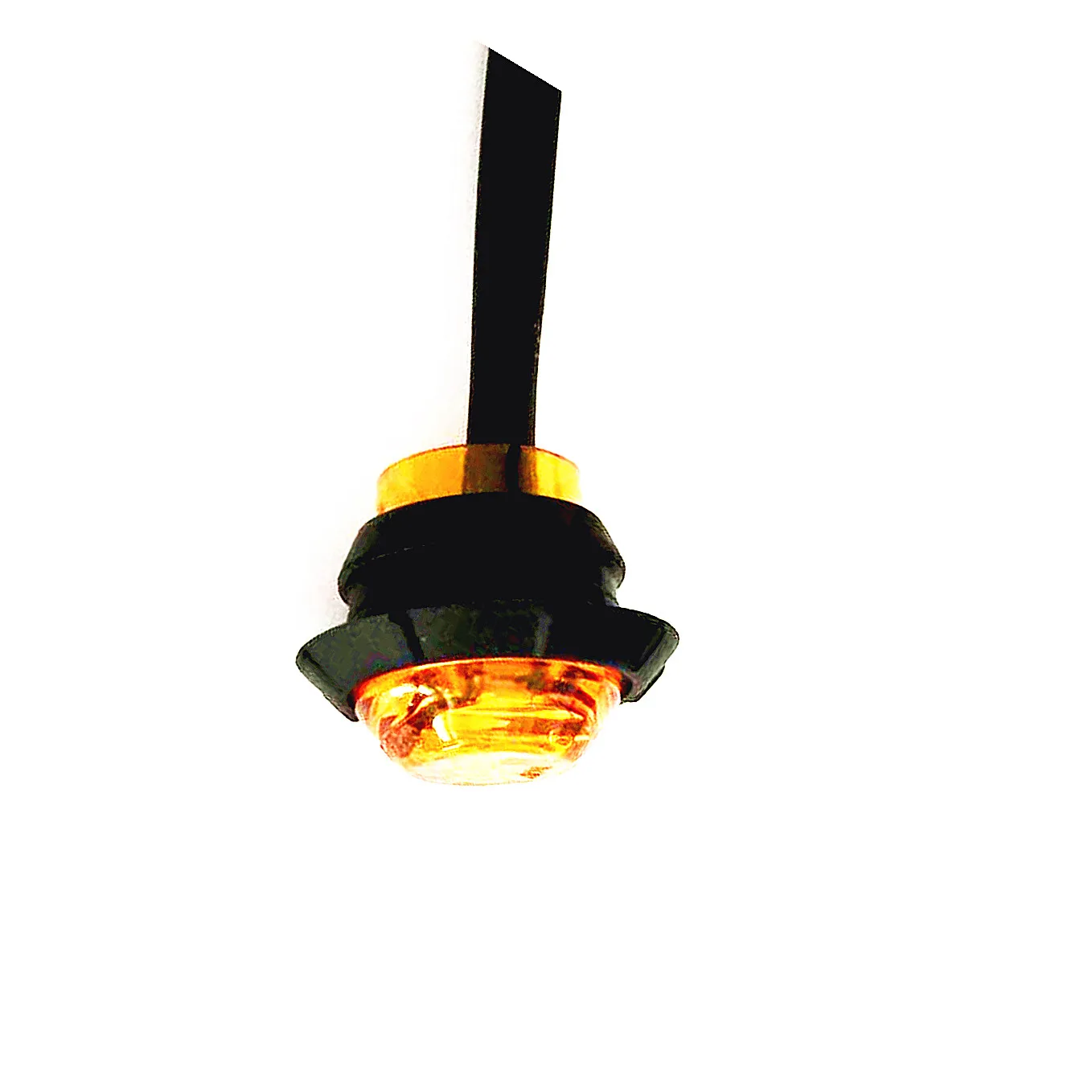 Маленький круглый Янтарный мини 3/4 &quotКруглый боковой 3 Led Маркер трейлер лодка