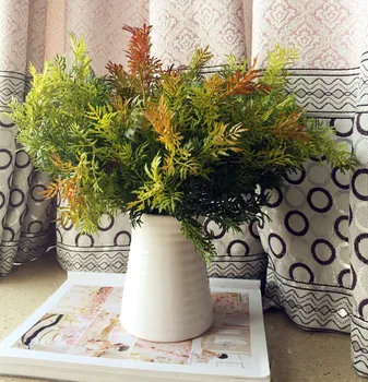 

Fake Greenery Cedar Tree Bunch Plastics Fir Plants for Wedding Party Home Xmas Artificial Decorative Greenery