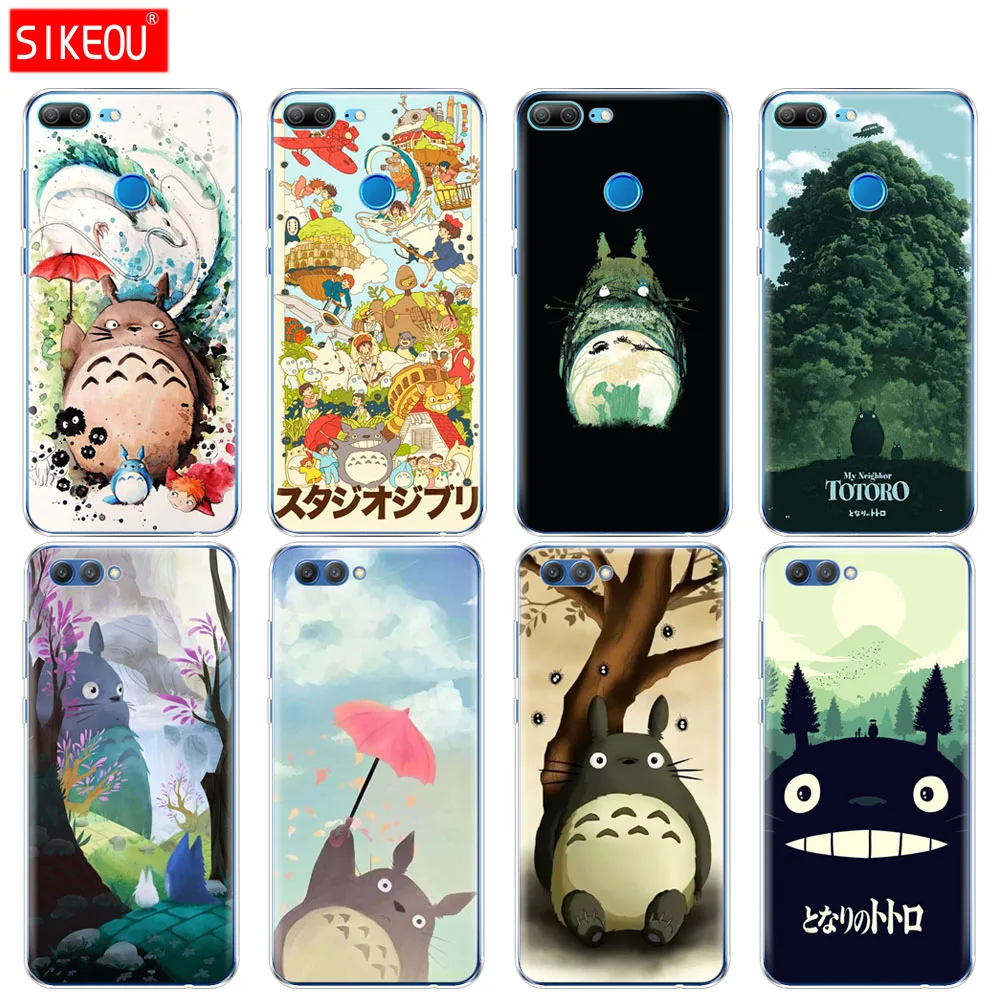 

Silicone Cover phone Case for Huawei Honor 10 V10 3c 4C 5c 5x 4A 6A 6C pro 6X 7X 6 7 8 9 LITE My Neighbor Totoro Anime