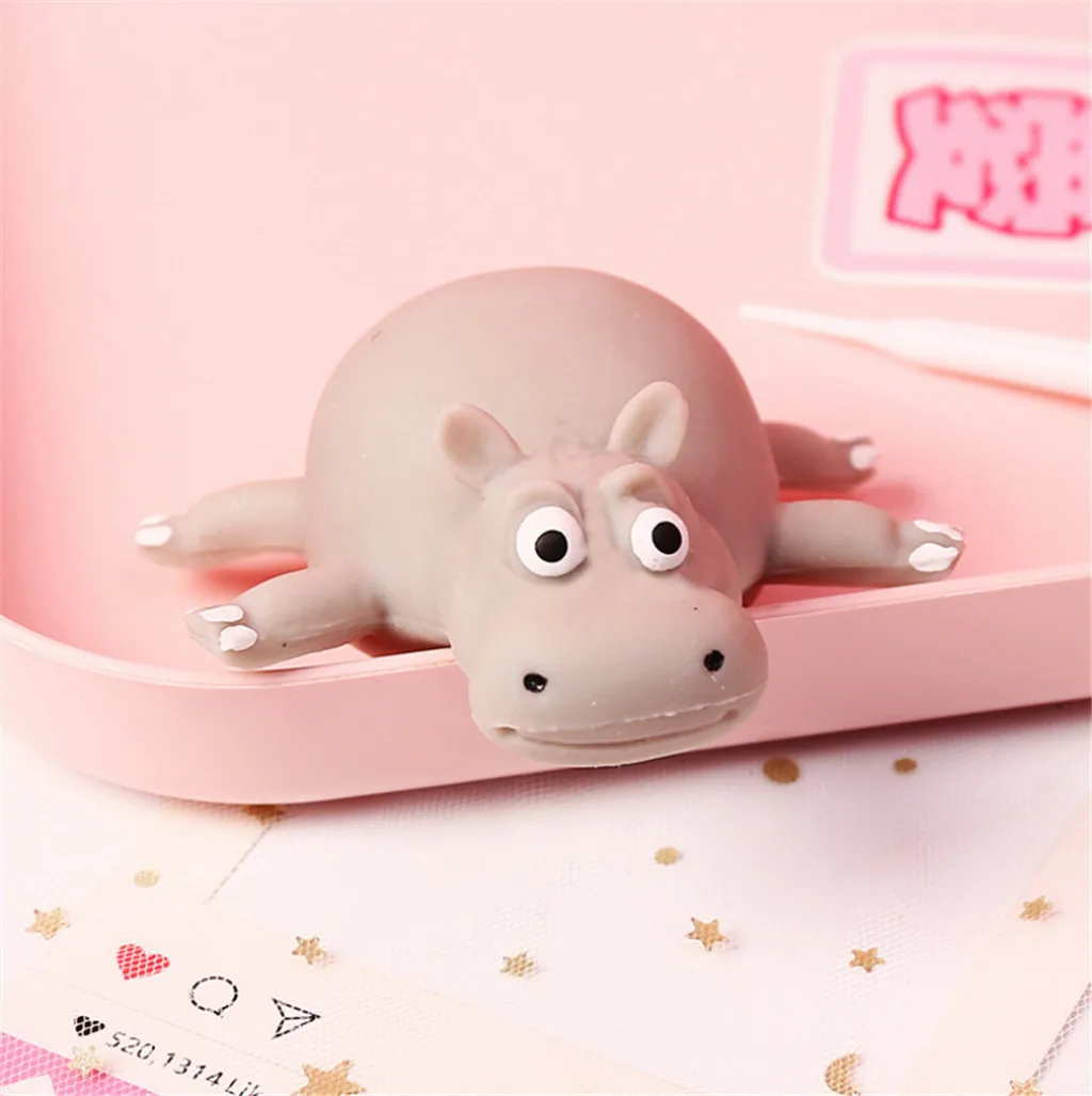 

TPR Blowing Animal Wave Ball Stress Relief Toys Soft Rubber Inflatable Ball z0115