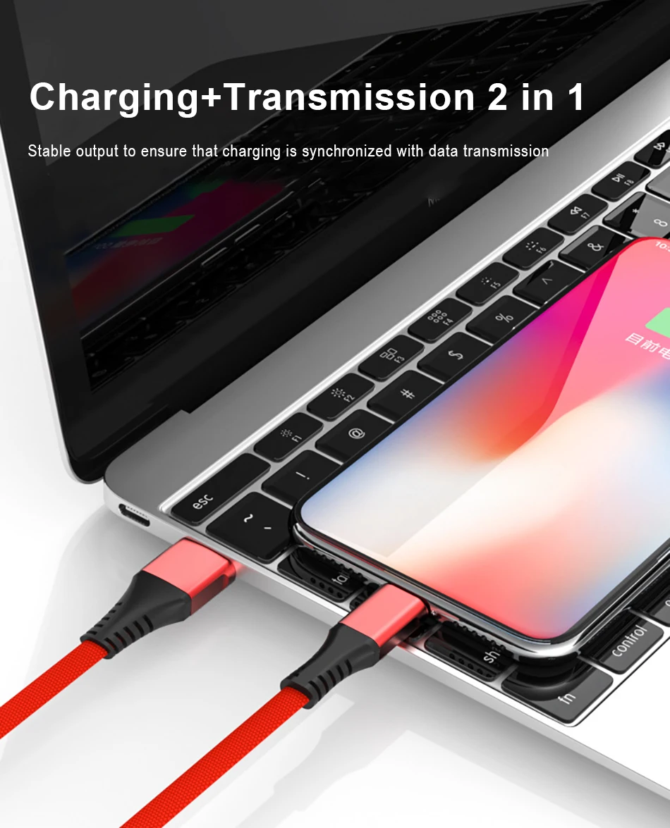 !ACCEZZ USB Charge Data Cable Lighting For iphone XS MAX XR X 8 7 6 6S 5S Plus Charging Cables For iPad Mini Short Charger Line (8)