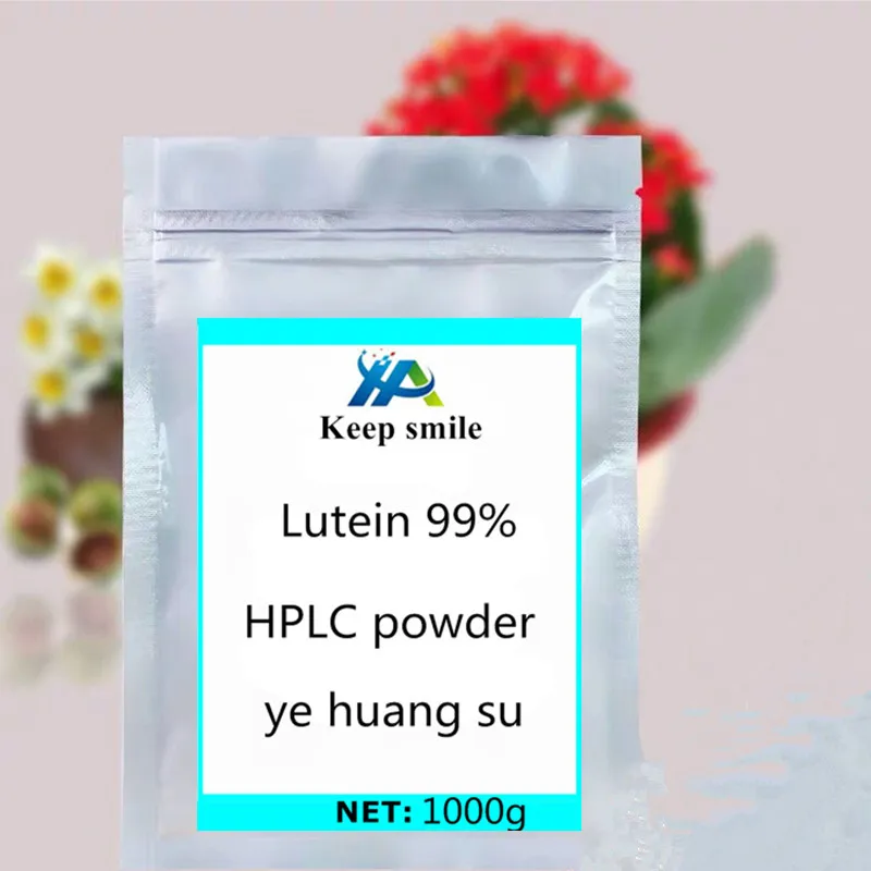 Экстракт цветков Календулы Порошок lutein 20% ВЭЖХ для защиты ваших глаз, блеск ФЕСТИВАЛЬ Макияж лица драгоценные камни отбеливание кожи