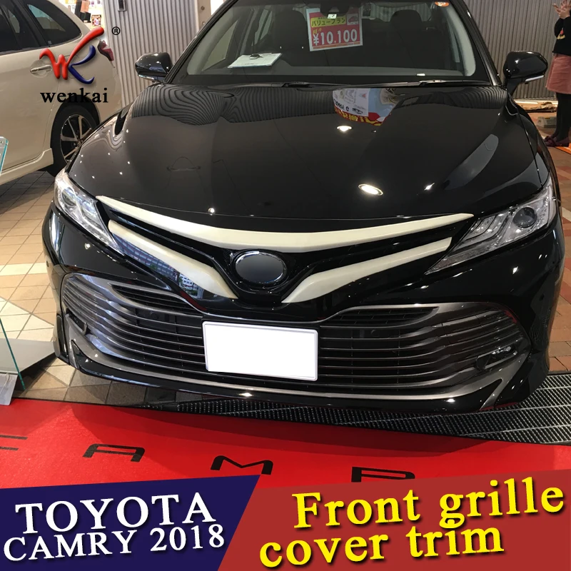 WENKAI ABS хром авто передняя решетка облицовки радиатора для Toyota CAMRY автомобильные аксессуары Стайлинг 1 шт