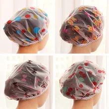 Gorros de ducha impermeables de dibujos animados gorro de baño para adulto modelos femeninos gorro de baño