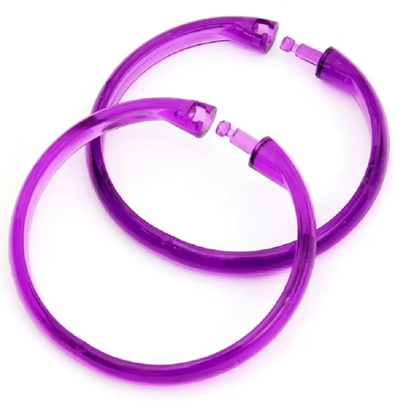 2 pcs purple scarf tie rack scarf tied wind Hooks