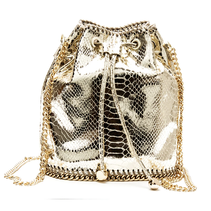 

Women messenger bags PVC leather female crossbody bags small lady chain shoulder bag girl brand Bucket handbag freeshipping Y501