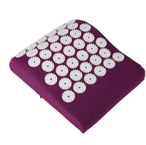 purple pillow 67 см* 42 см Йога Лотос шип коврик для иглоукалывания Акупрессура Массажный коврик-подушка/Подушка снимает стресс боль - Цвет: purple pillow