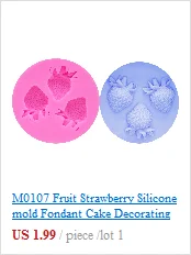 M0069 Tree Rose Flower Form Silicone Molds Cookie Cutter Cake Decorating Tools Wedding Fondant Decoration